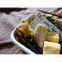 お弁当に〜しっとりささ身のあおさ天ぷら〜パパのお弁当