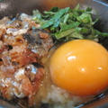 「かんづめ」さんまと大葉のたまごかけご飯 by えんさん