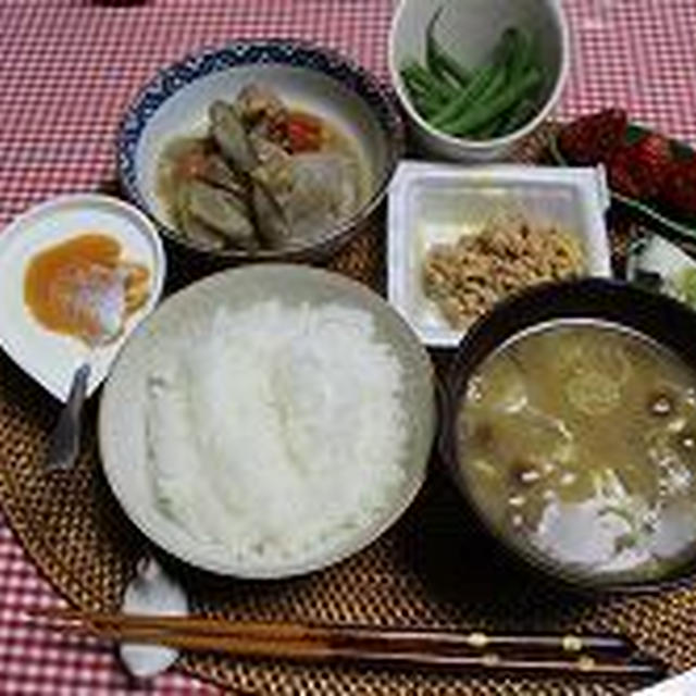 朝ご飯と昼ご飯