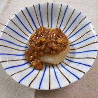 大豆のお肉ミンチのふろふき大根