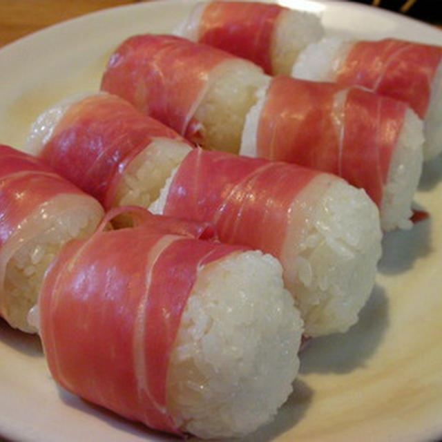 生ハムおにぎり