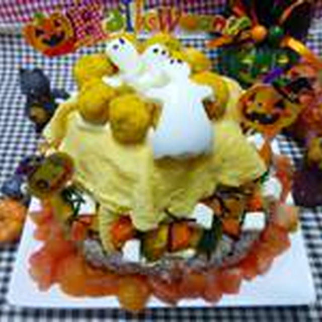 わいわい♪ハロウィンケーキ寿司☆