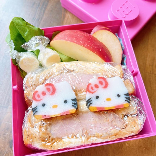 ハムカツサンド弁当です！！