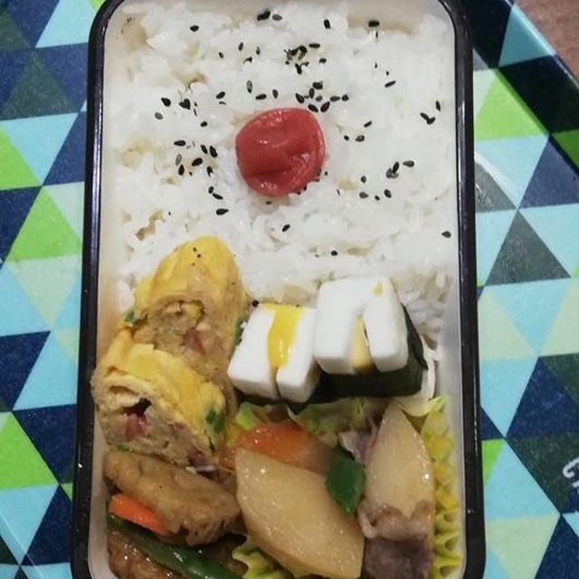 毎日弁当５　【仕事復帰の日の弁当】