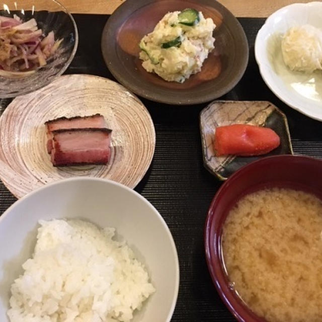 博多と北海道物産展定食