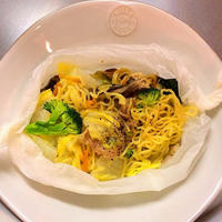 野菜たっぷりねぎ塩焼きそば