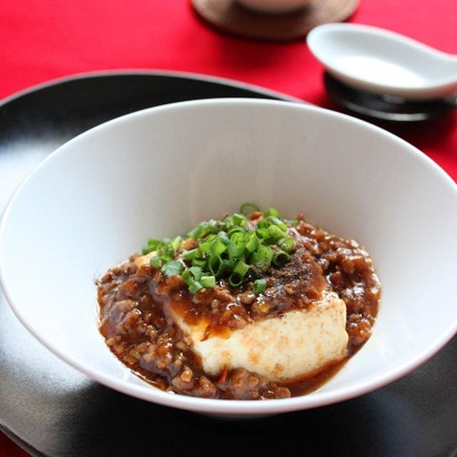 豆腐のマーボーあんかけ　　簡単おかず