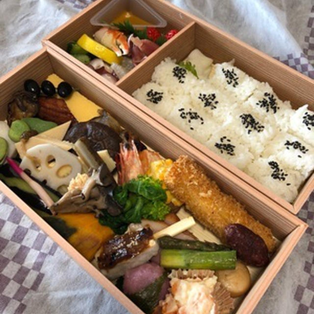 針中野の割烹「幸」で初めてのお弁当