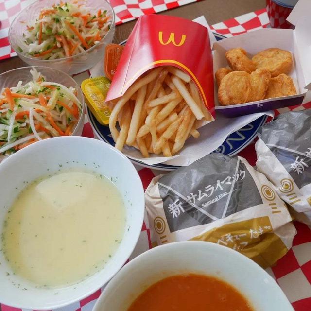 サムライマック和風バーベキューたまご肉厚ビーフでおうちマック#本日のおうちごはん