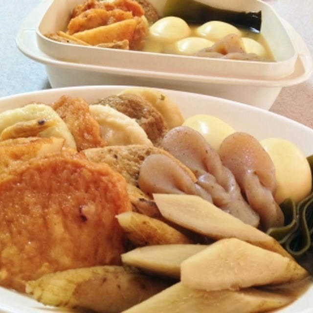 さつま揚げの煮物＆鶏手羽元を煮て♪