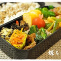 豚バラでもやし巻き巻き焼いただけお弁当！