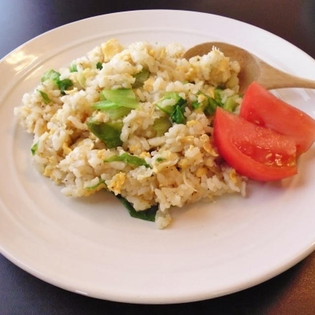 レタスとしらすのパラッと炒飯