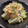 簡単白菜レシピ！白菜とえのきの柚子胡椒マヨ