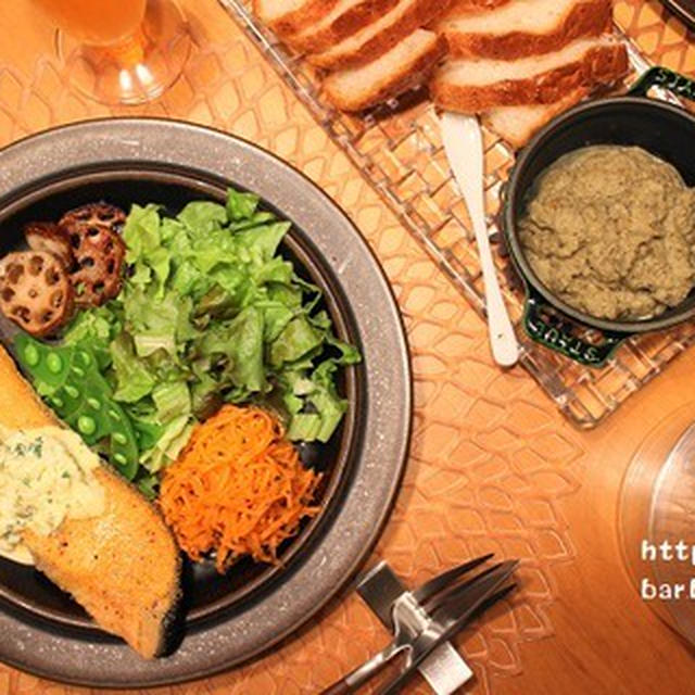 『鮭のソテー』な夜ごはん。