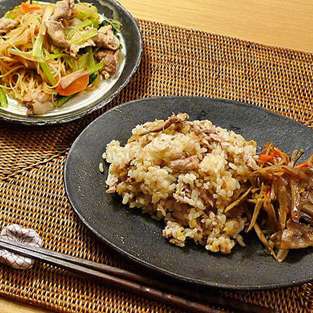 星３つです☆焼き茄子と秋刀魚の混ぜご飯