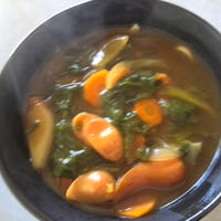 追いがつおで、本格おそば屋さんのカレーうどん！