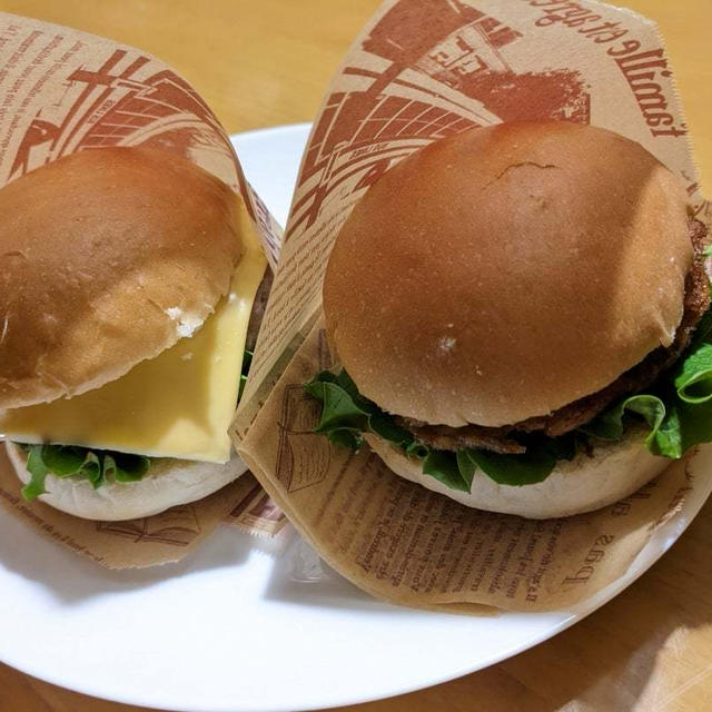 わたしのお弁当　〜ハンバーガー〜