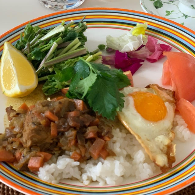 朝カレー✨