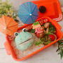 カエルおにぎりで梅雨弁当【デコ弁】ちいかわハッピーセット