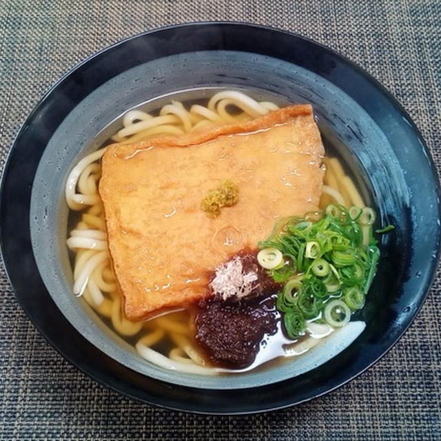 紹介していなかったおかずたち☆大きなぽたぽたのあげのきつねうどん♪☆♪☆♪