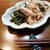 わらびの煮浸しには、だし屋の削り節♪