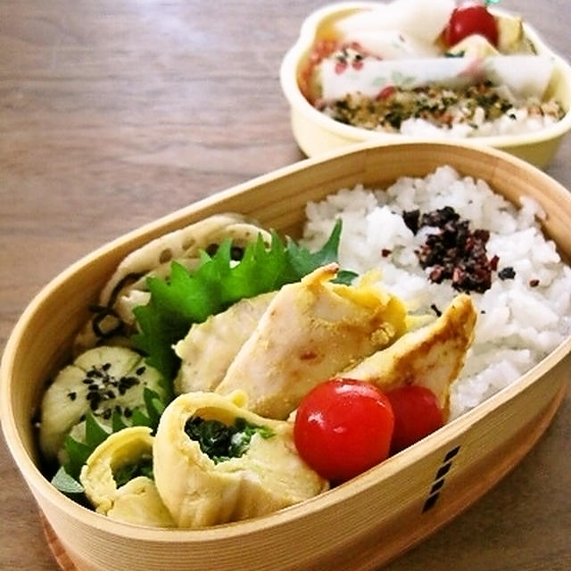 塩糀ささみのカレーピカタ弁当