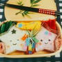 ニコニコお星さまごはんと笹の葉で七夕弁当〖 デコ弁〗#平日お昼ご飯はお弁当or外食