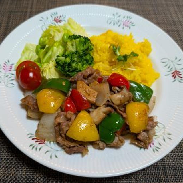 ミックススパイスがおすすめ☆牛肉と野菜のガラムマサラ炒め♪☆♪☆♪