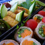 豚バラの野菜巻き弁当～☆