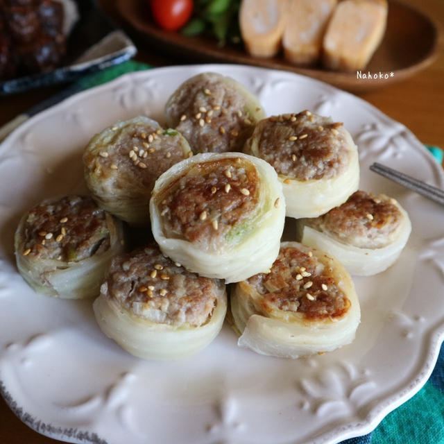 白菜消費に☆ジューシー美味しい米油de白菜シュウマイ♪