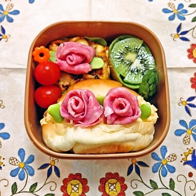 薔薇の卵サンド