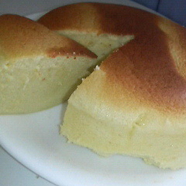 スライスチーズでスフレチーズケーキ