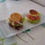 ハムとハンバーグのパニーニ（Ham and Hamburger Panini）