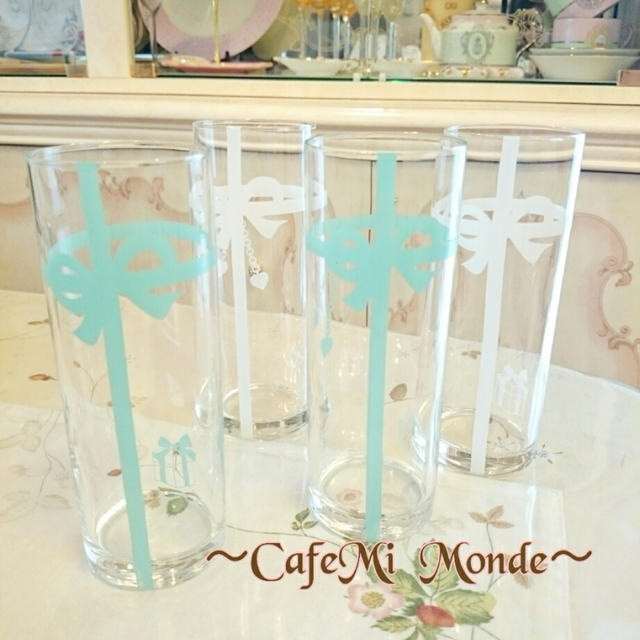 Tiffanyなガラス作品❤ポーセラーツ