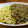 とろ～り。茄子のあんかけチャーハン。