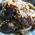 ナスと牛肉のみそ風味