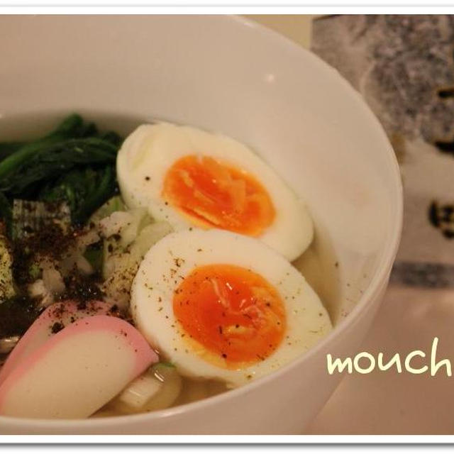 ☆寒い日は黒七味うどん☆
