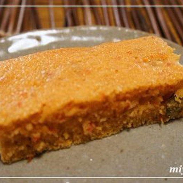 ミニトマトとくるみのケーキ♪