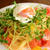 野菜の冷製パスタでお昼ごはん
