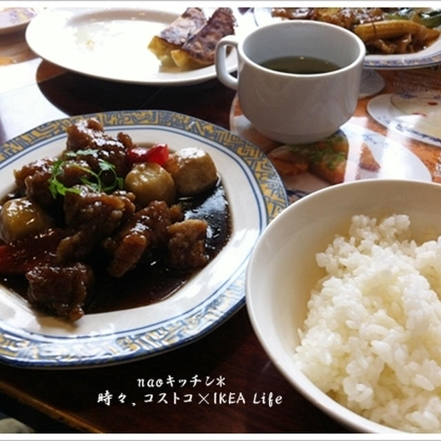 上海風黒酢酢豚ランチ～♪