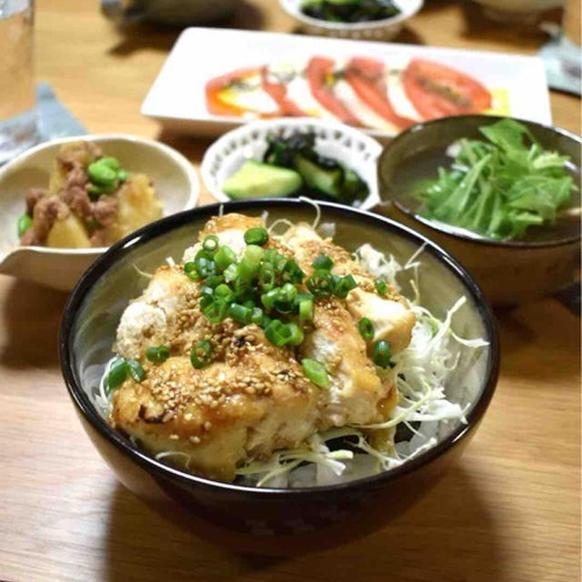 試合前の晩ごはん。通常と少し内容変えています。