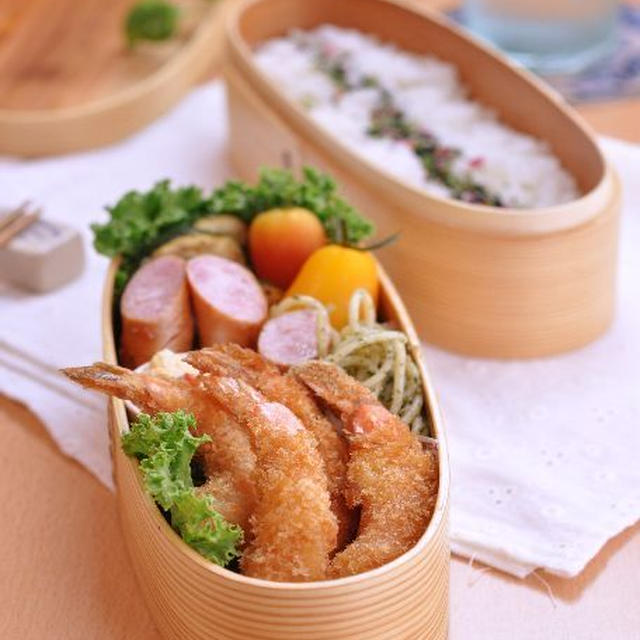 タルタルソースを食べるための海老フライ弁当！