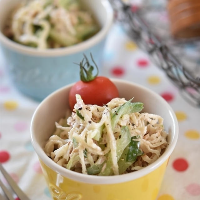 新しい味に感動♪子どもも食べやすい「切り干し大根のツナサラダ」味バリエ