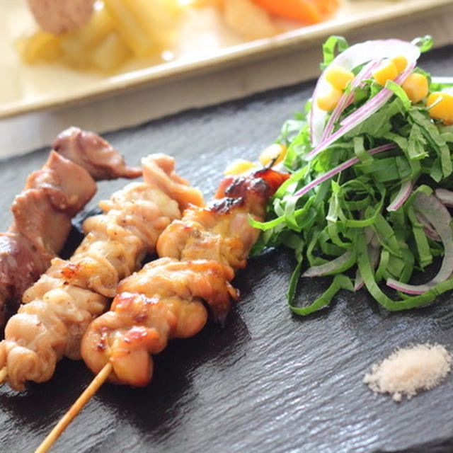 家で作る絶品焼き鳥３種類～砂ずり・せせり・はらみ