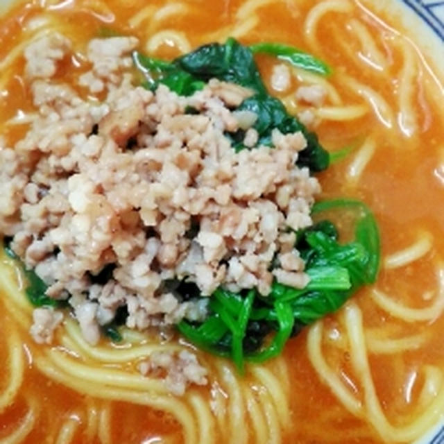 簡単においしくおうちラーメン☆ラ王担々麺