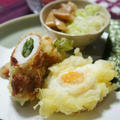 つけ麺に♪冷凍卵の天ぷら(作レポ)とセロリの葉入りちくわ天 &おまけ by 杏さん