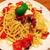 タコとトマトのジェノベーゼパスタ