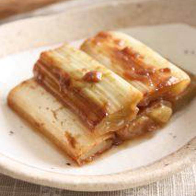 甘トロ?♪ネギの梅味噌照り焼き
