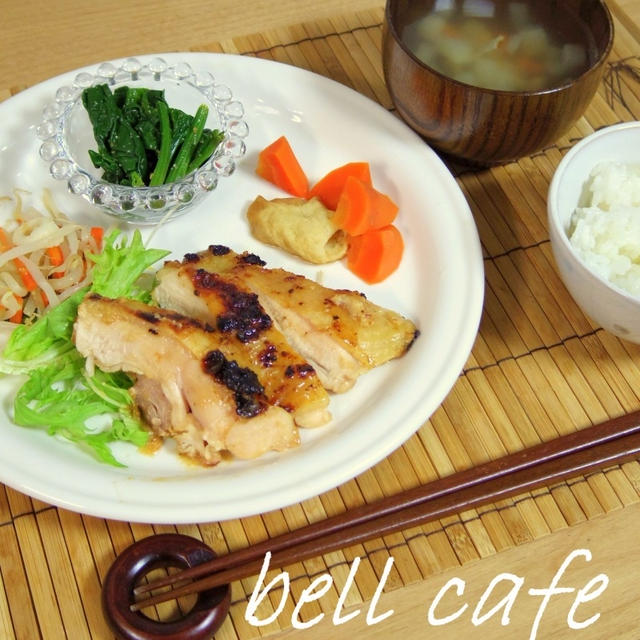 鶏の味噌漬け焼き