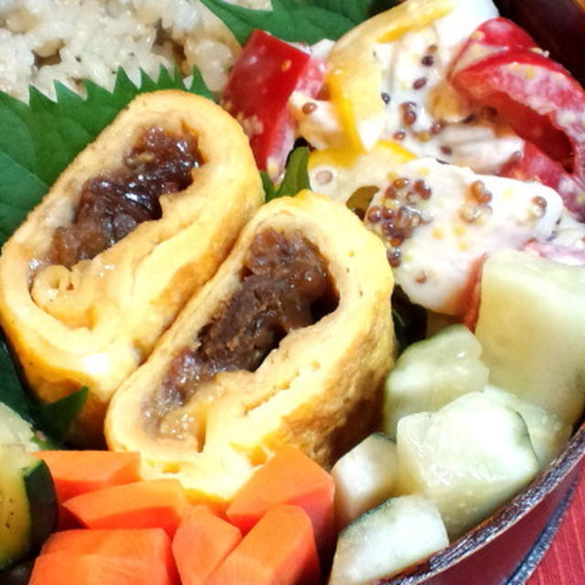 ワケあり玉子焼弁当と幻のペペロンそうめん